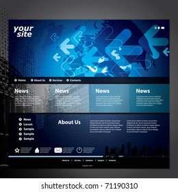 Website template