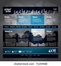 Website template