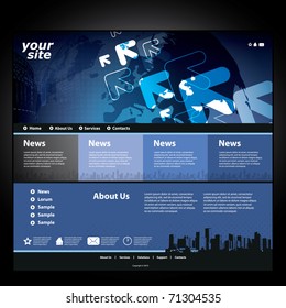Website template