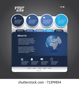 Website template