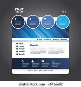 Website template