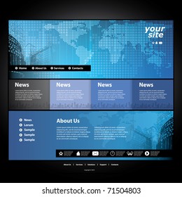 Website template