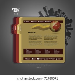 Website template