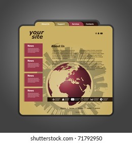 Website template