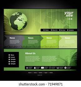 Website template