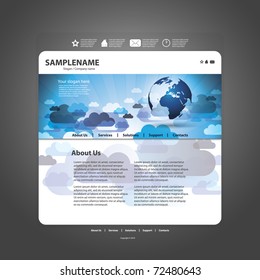 Website template