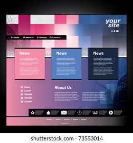 Website template
