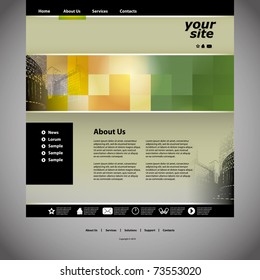 Website template