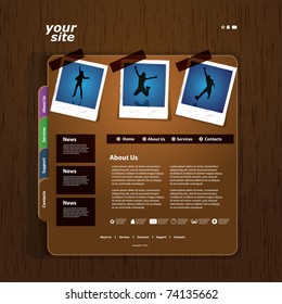 Website template