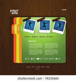 Website template