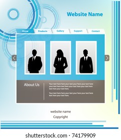 Website template