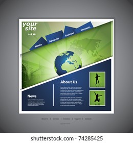 Website template
