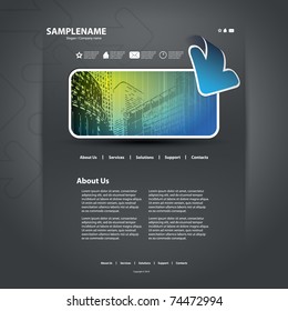 Website template