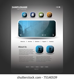 Website template