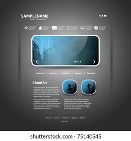 Website template