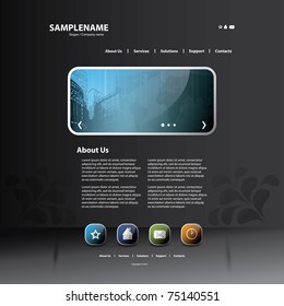 Website template