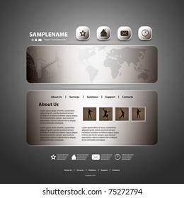 Website template