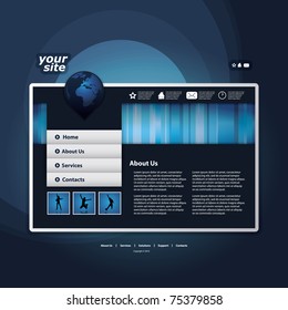 Website template