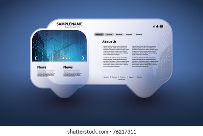 Website template