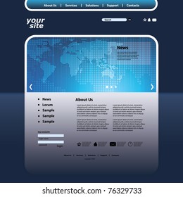 Website template
