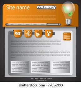 Website template