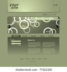 Website template
