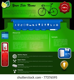Website template