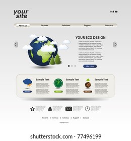 Website template