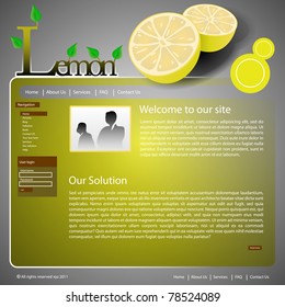Website template