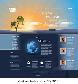 Website template