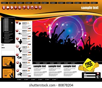 Website template