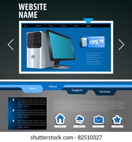 Website template