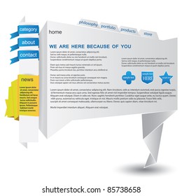 Website template