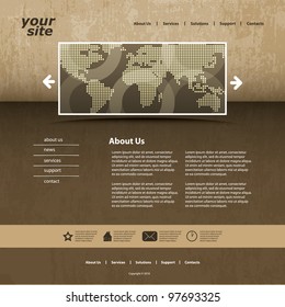 Plantilla de sitio web