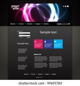 Website template