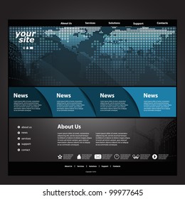 Website template