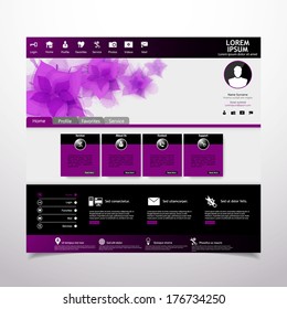 website template for beauties 