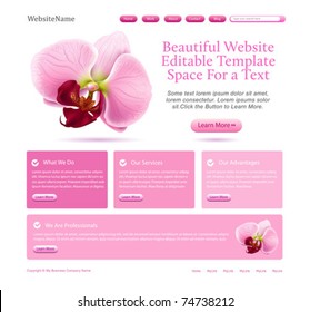 website template for beauties