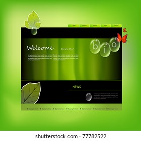 Website template with bio tags, more visit my portfolio