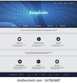 Website-Vorlage - Blog, Business