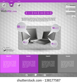website template for business presentation