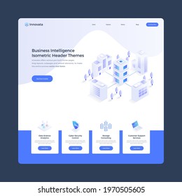 website template data technology science