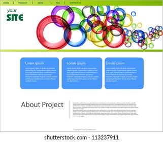 Website Template design