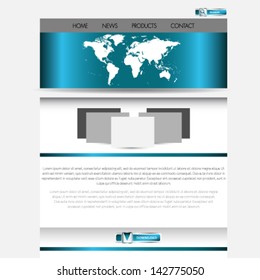 Website template design