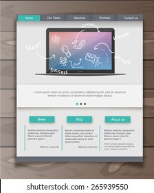 Website Template Design.