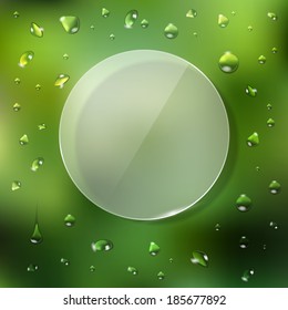 Website template design. Ecology background