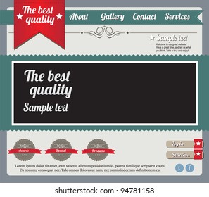 505 385 Vintage website template Images Stock Photos Vectors 505 385 Vintage website template Images Stock Photos Vectors