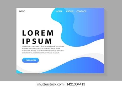 website template design illustration vector eps10