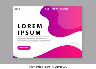 website template design illustration vector eps10