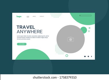 Website template design. Modern vector illustration concept of web page design for website and mobile website development. Easy to edit and customize. banner discount